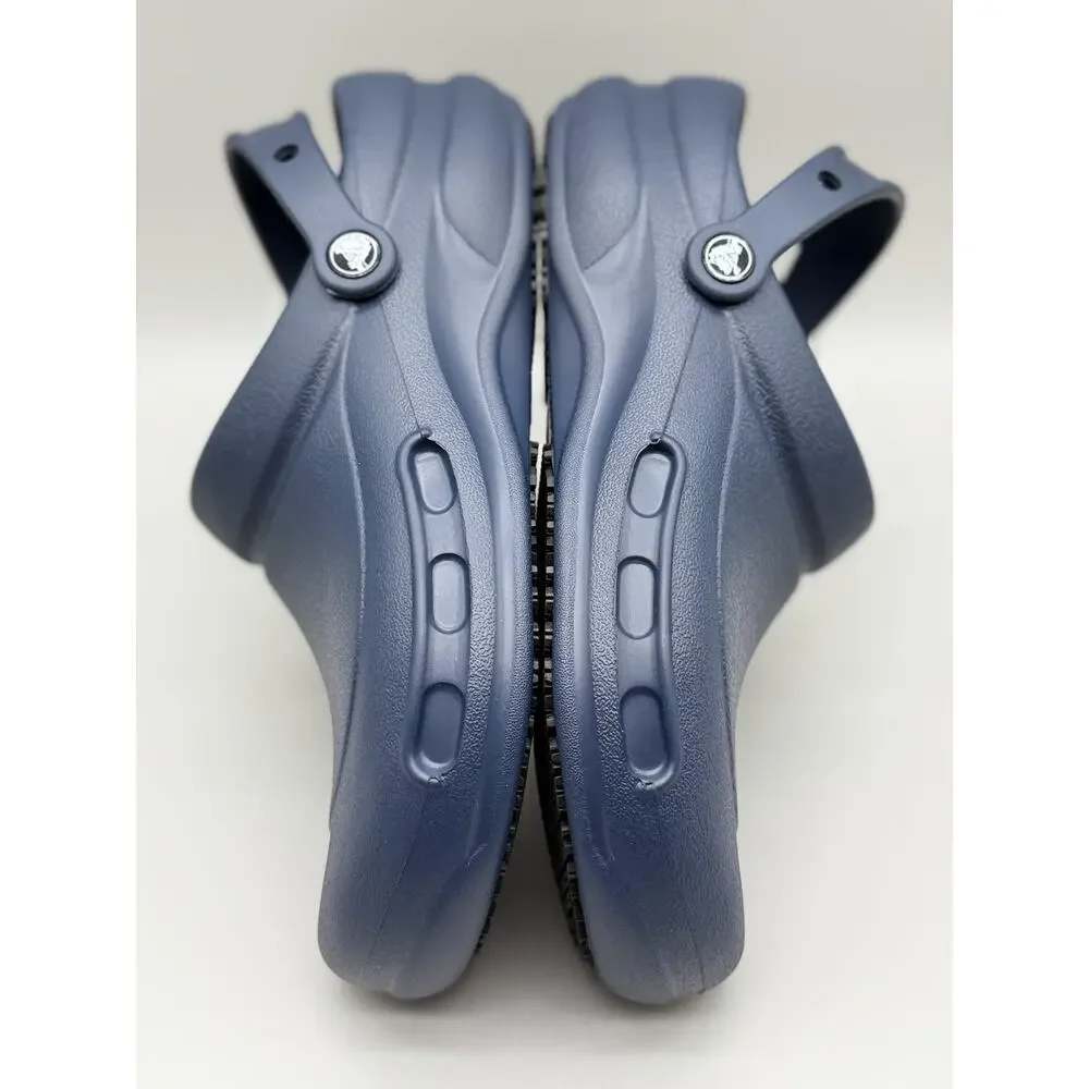 Crocs Bistro Work Clogs Navy Slip Resistant 10075-410 Men’s 10 Women’s 12